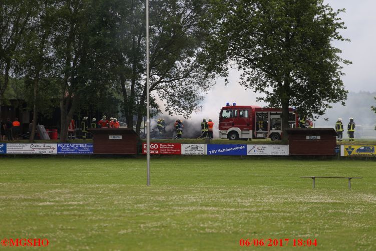 Feuermeldung Schönewörde, Schützenstraße